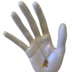 Kate Spade Ice Creme Sundae Gold Toned Pendant Necklace.